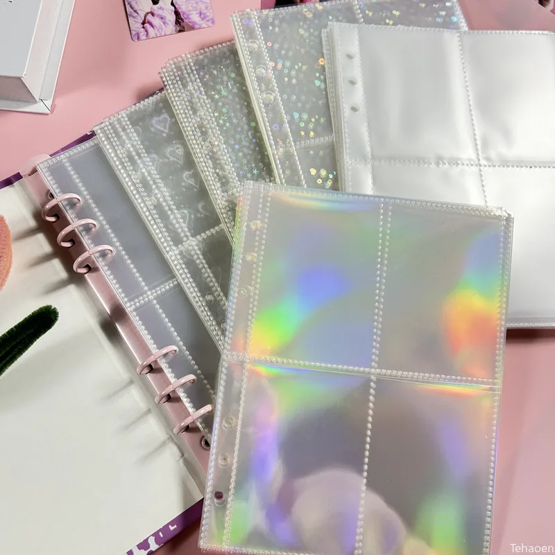 Trading Card Binder - صفحات داخلية شفافة متعددة الجيوب لألبوم