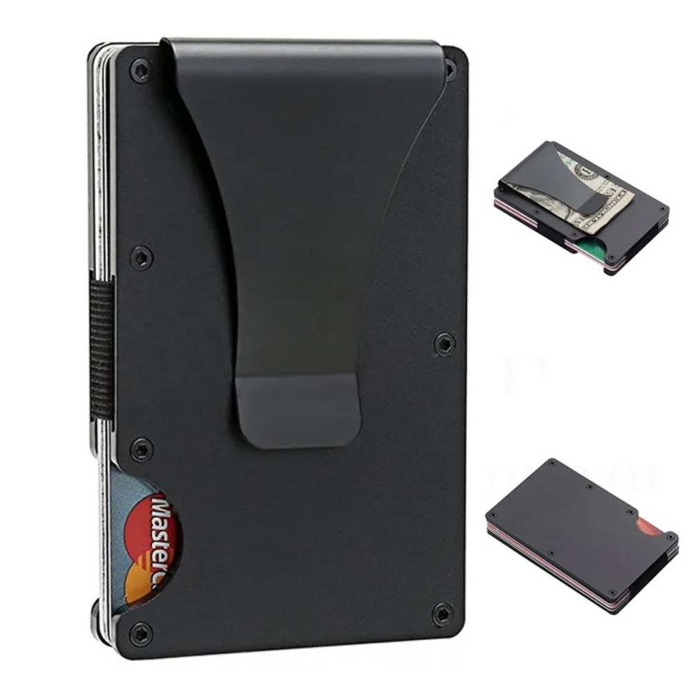 Card Top Loader - حافظة بطاقات من سبائك الألومنيوم مضادة