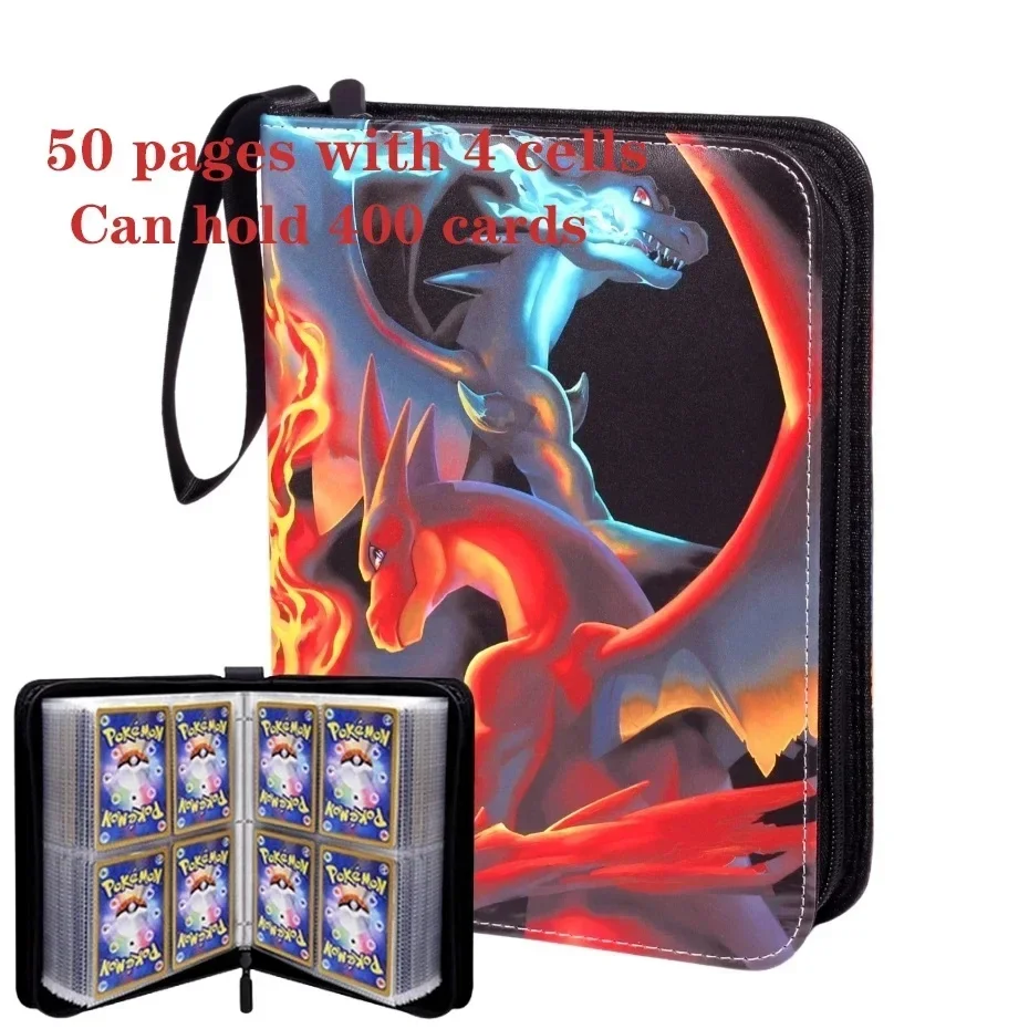 جديد 400 قطعة ألبوم بطاقات صور - مراجعة Pokemon Binder Card وسعره