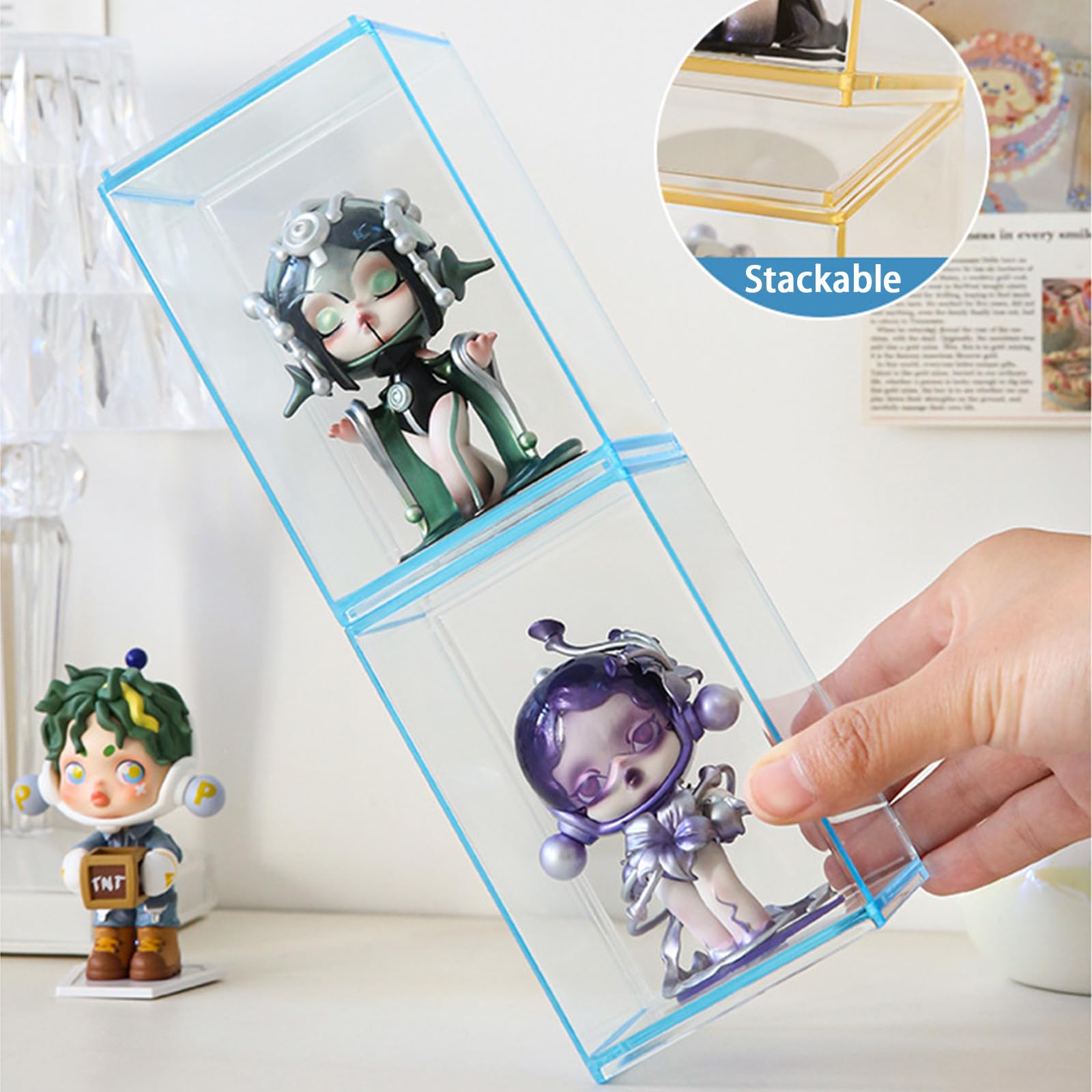 علبة عرض أكريليك مجسمات ملونة  - مراجعة Pop Display Shelf وسعره