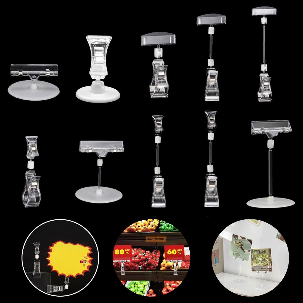 سطح مكتب مشبك صور شفاف ، حامل  - مراجعة Pop Display Shelf وسعره