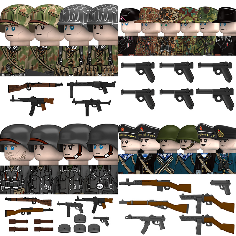 WW2 جنود الفيلق الألماني الشما - مراجعة Lego Minifigure Holder وسعره