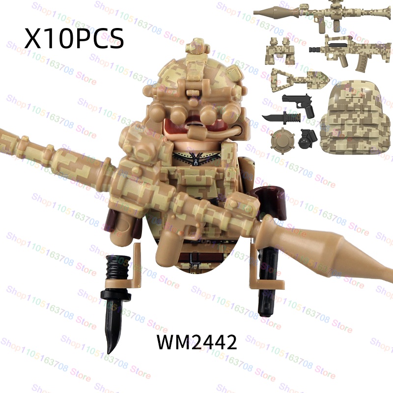 MOC اللبنات العسكرية الطوب أني - مراجعة Lego Minifigure Holder وسعره
