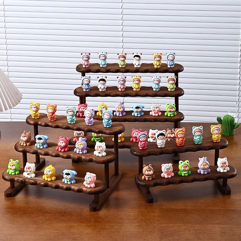 2/3/4/5 طبقة خشبية عرض الناهض  - مراجعة Display Risers Set وسعره