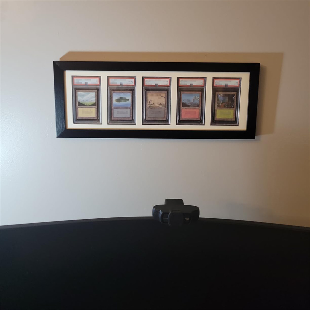 3-9 شبكات خشبية متدرجة بطاقة ر - مراجعة Graded Card Display وسعره